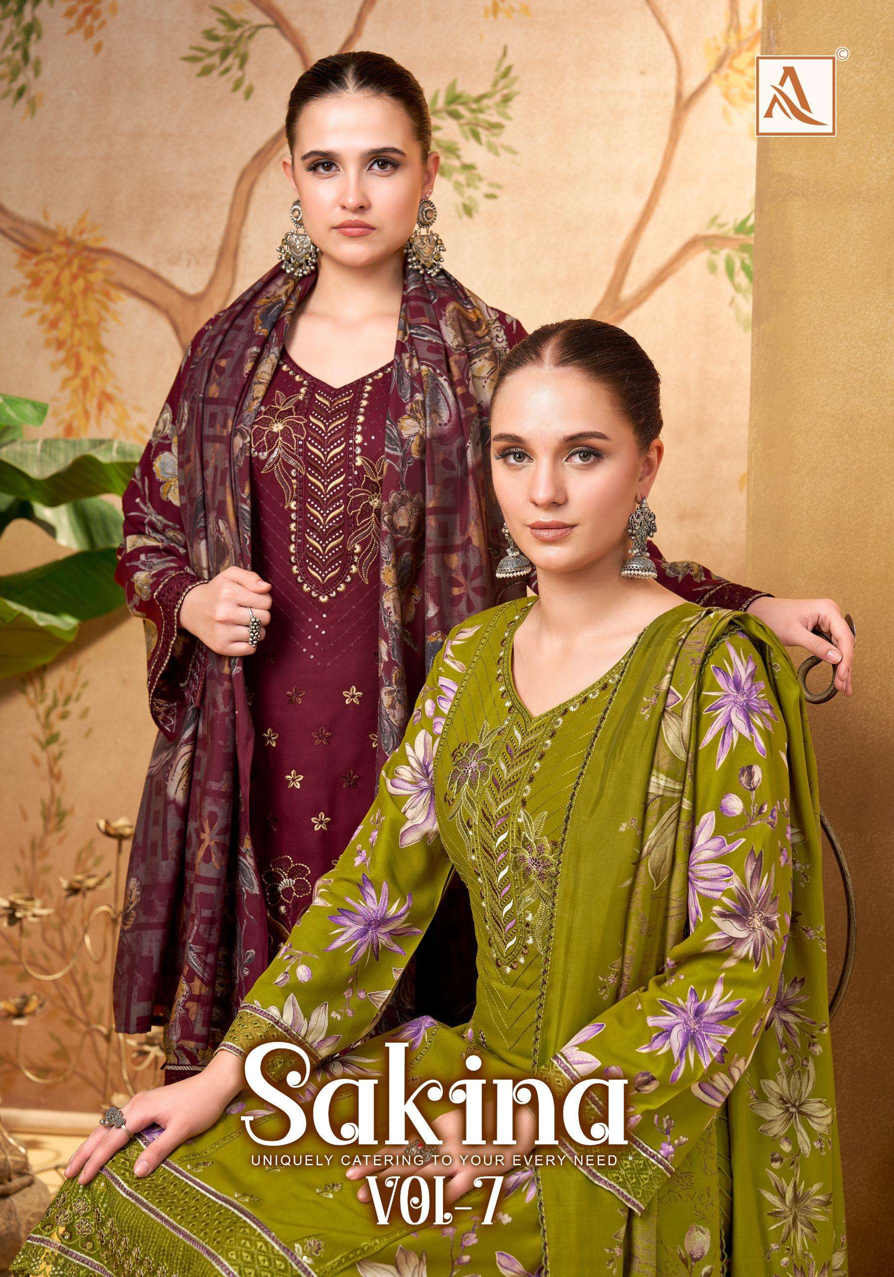 SAKINA VOL - 07 BY ALOK SUIT